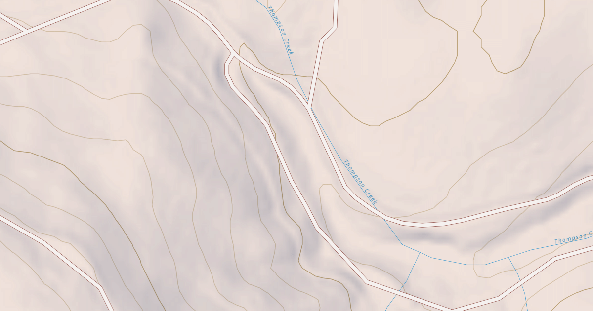 Map preview of CLAREMONT SPUR