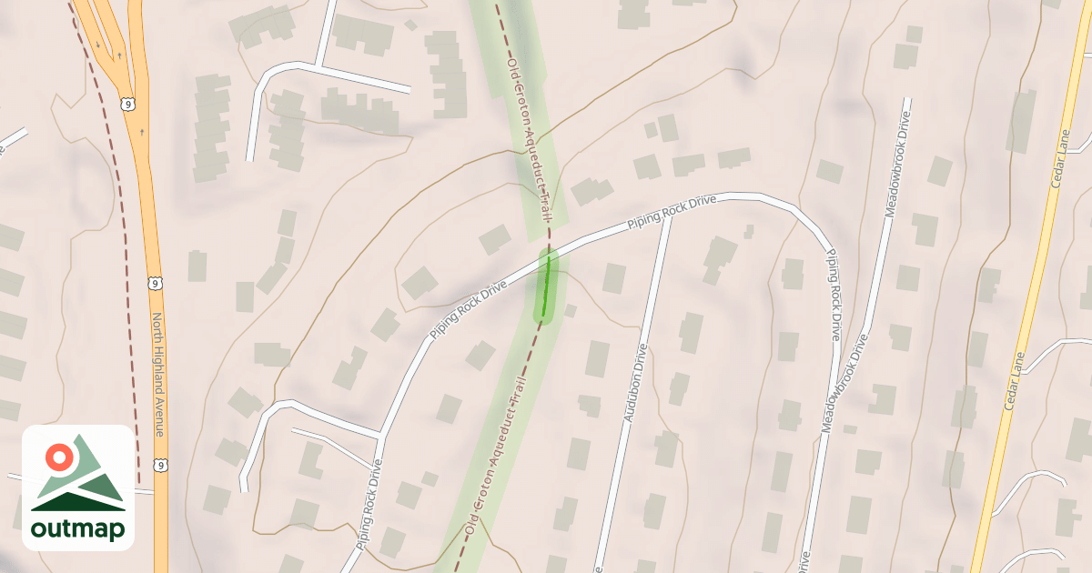 Map of Old Croton Aqueduct Trail