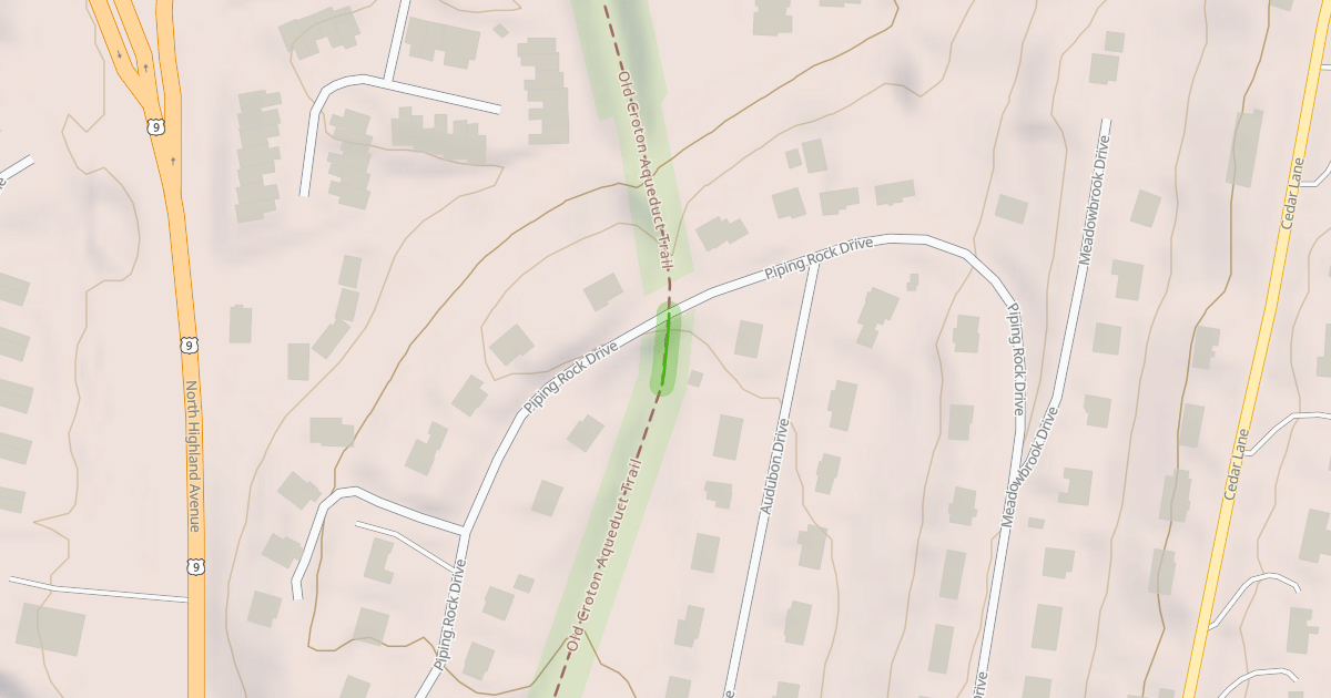 Map preview of Old Croton Aqueduct Trail