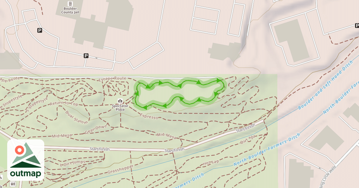 Map of Mesa Flow