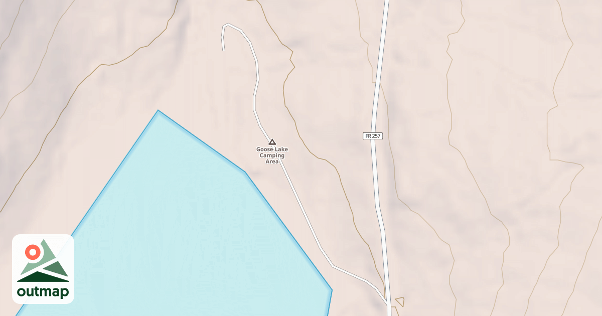 Map of GOOSE LAKE CG