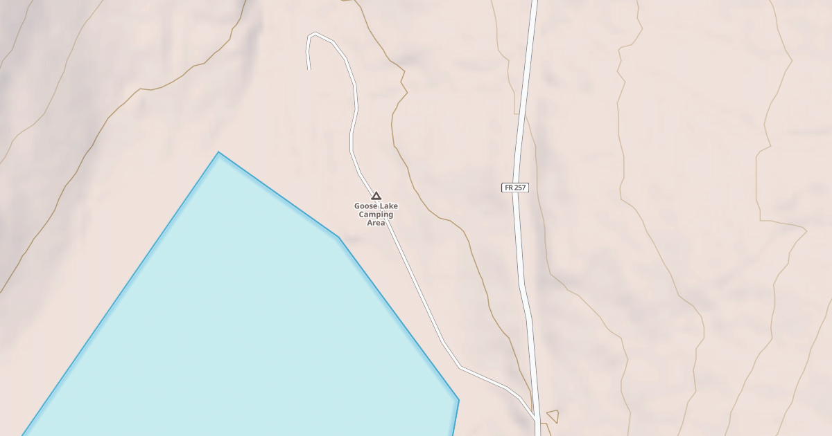 Map preview of GOOSE LAKE CG