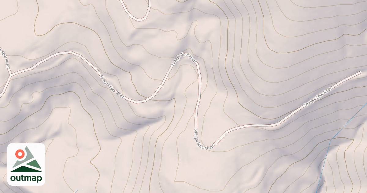 Map of STRAIGHT SPUR