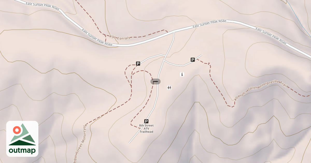 Map of #4 8th Street Motorcycle