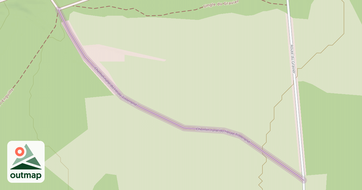 Map of Chemin rural du Heule Tisserand