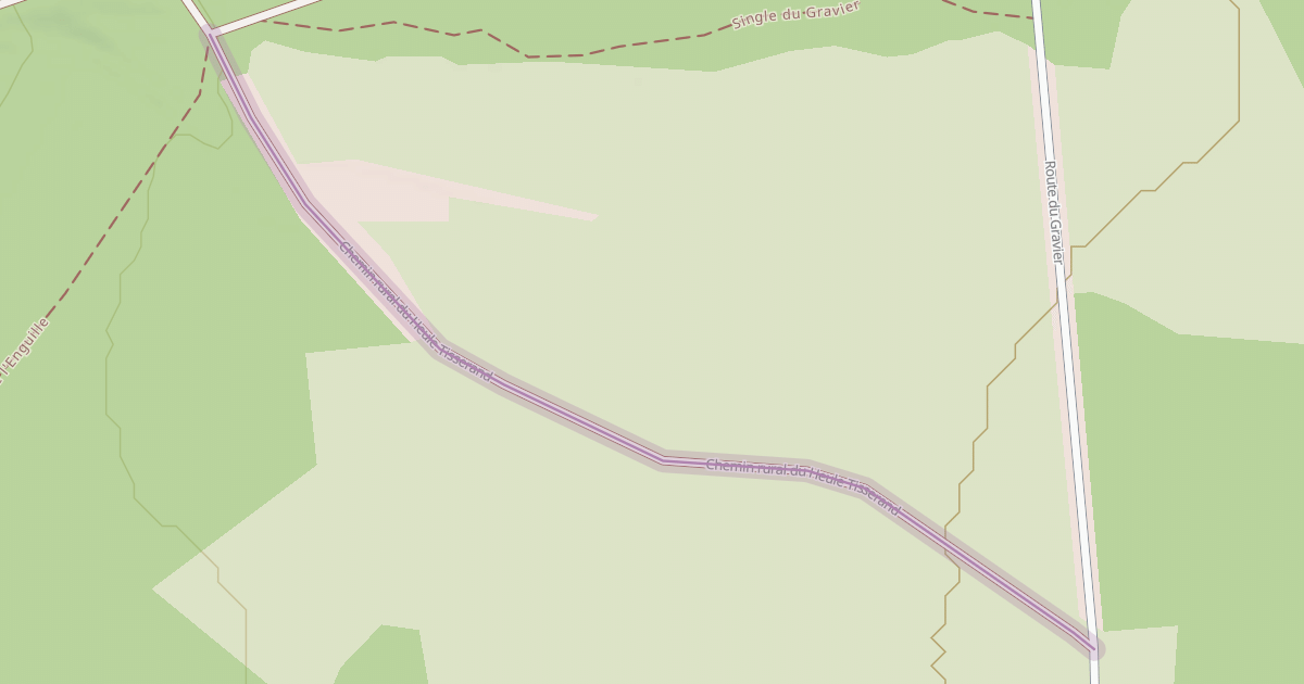 Map preview of Chemin rural du Heule Tisserand