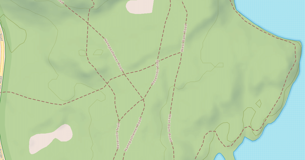 Map preview of Reservoir Trail