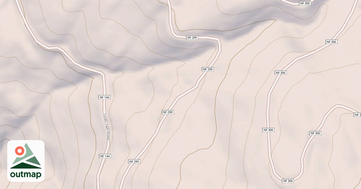 Map of BALLY MOUNTAIN