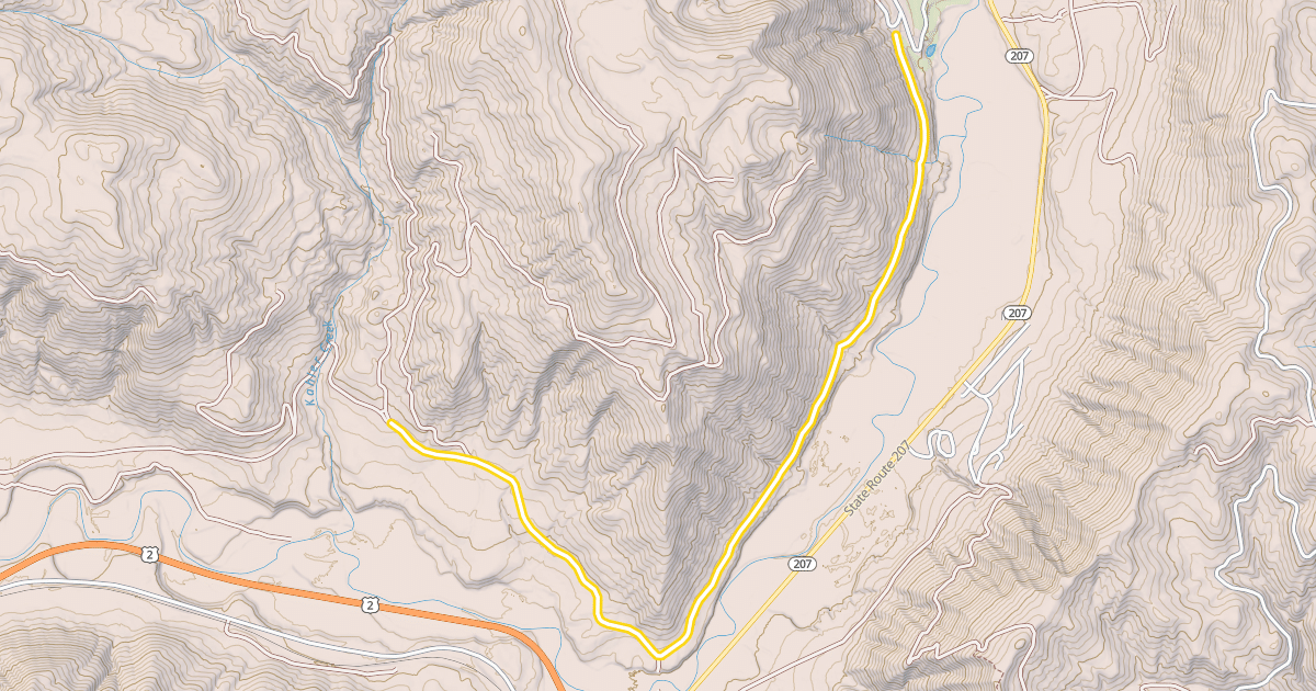 Map preview of Nason Ridge Trail