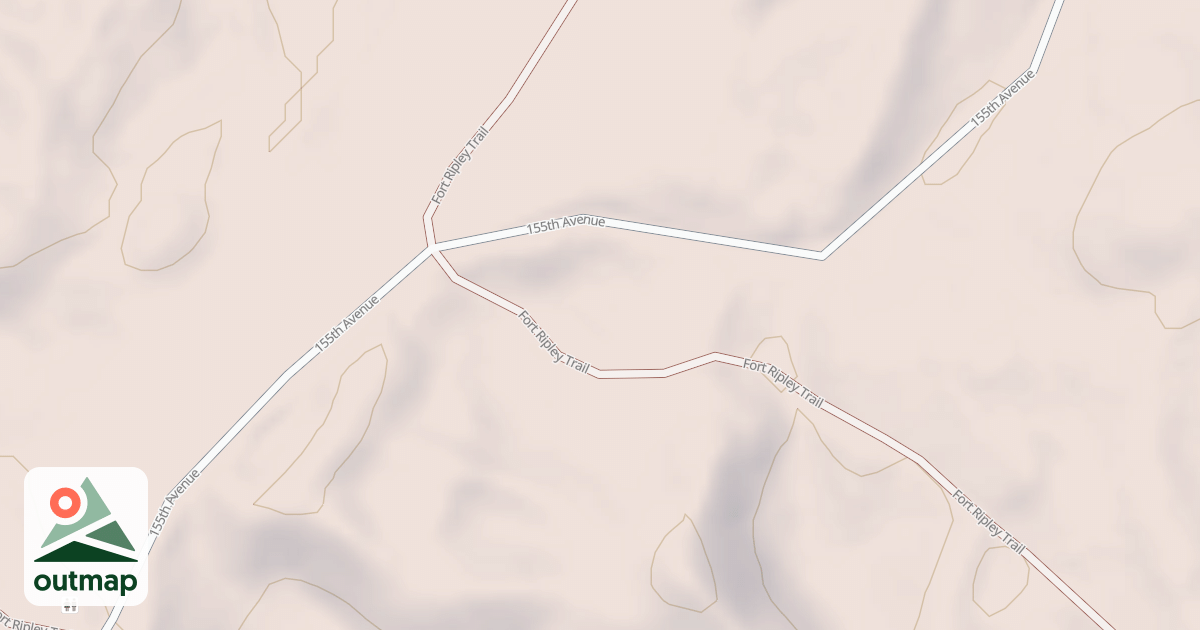 Map of Fort Ripley Trails