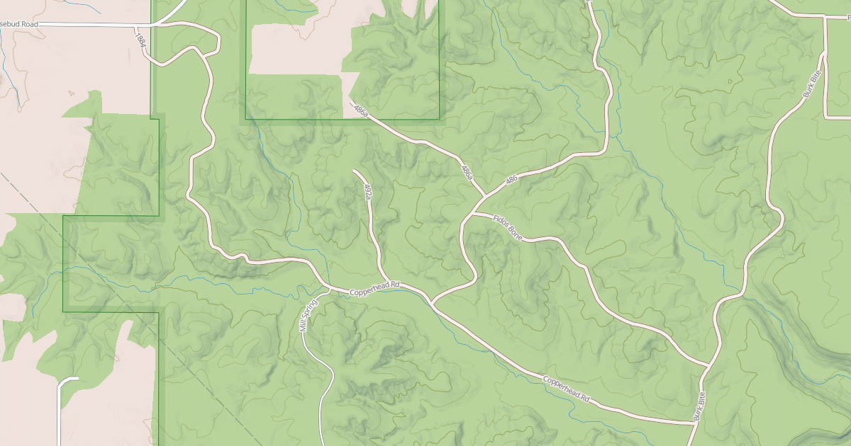 Map preview of COPPERHEAD RD