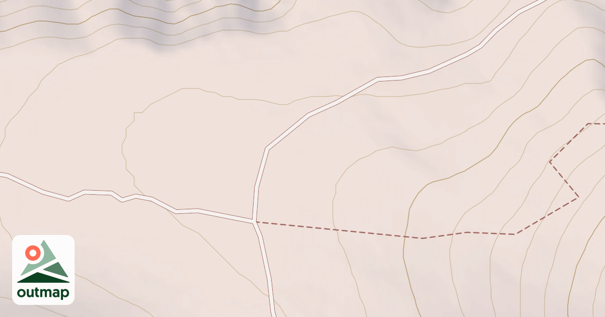 Map of North Fork Chalk Creek