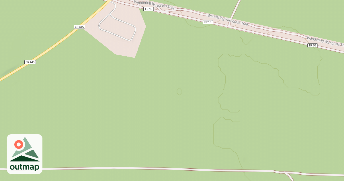 Map of Wandering Wiregrass