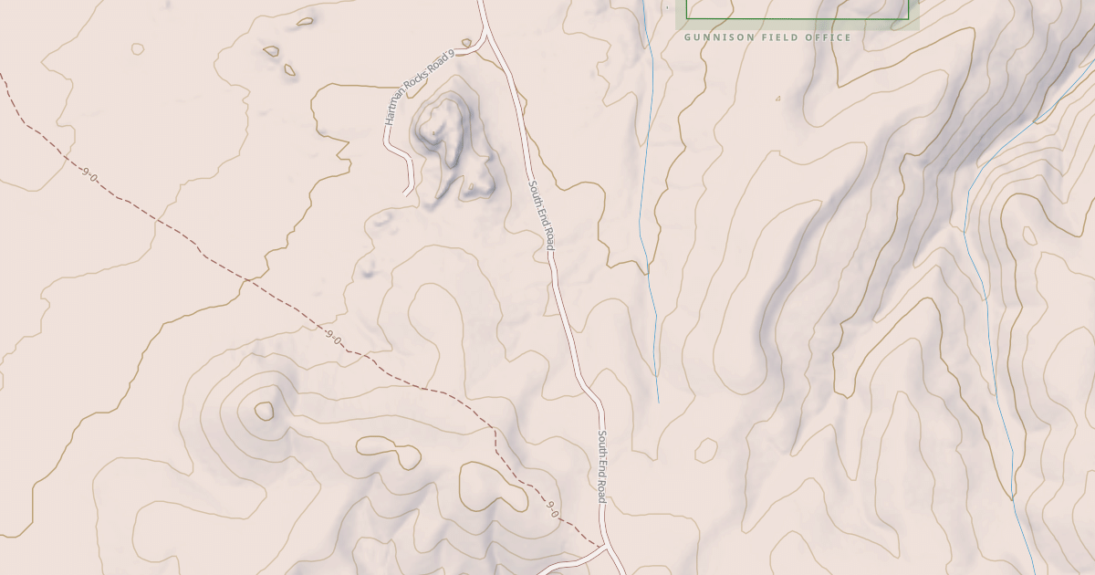 Map preview of BLM National GTLF Public Motorized Roads 47f4e84d-f46b-4e12-af9a-f68eb2494402