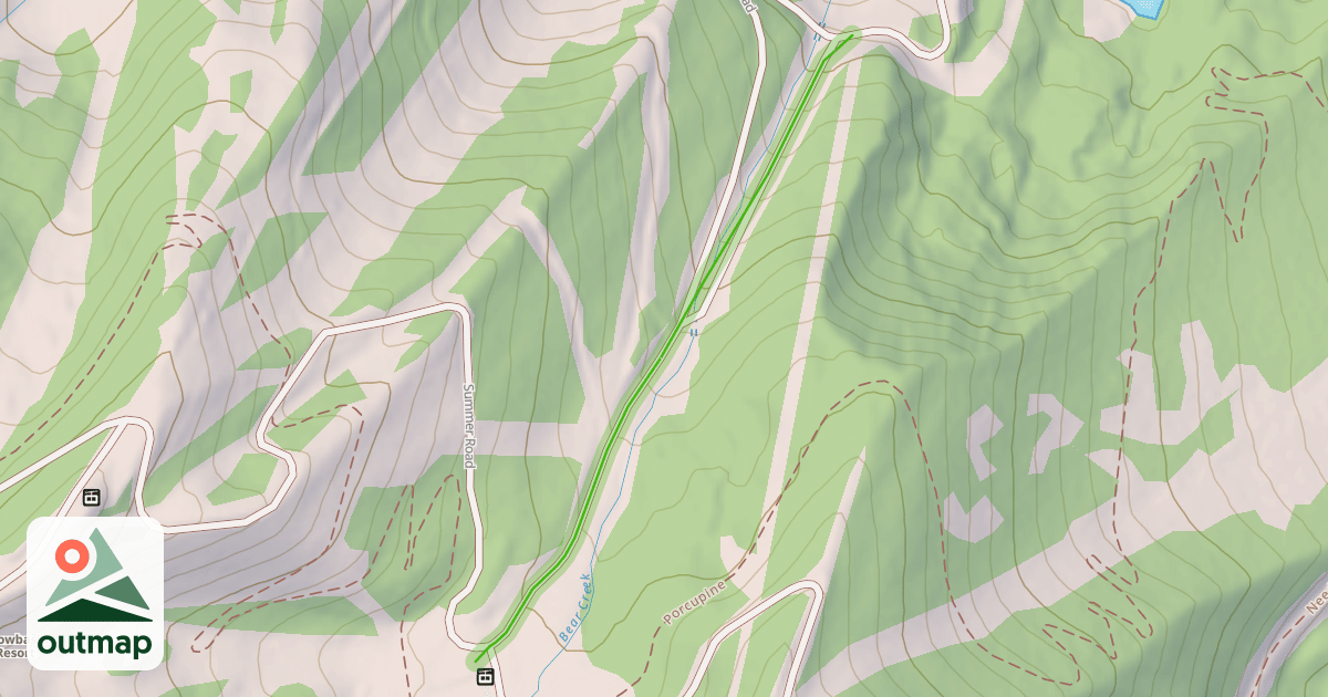 Map of Bear Hallow