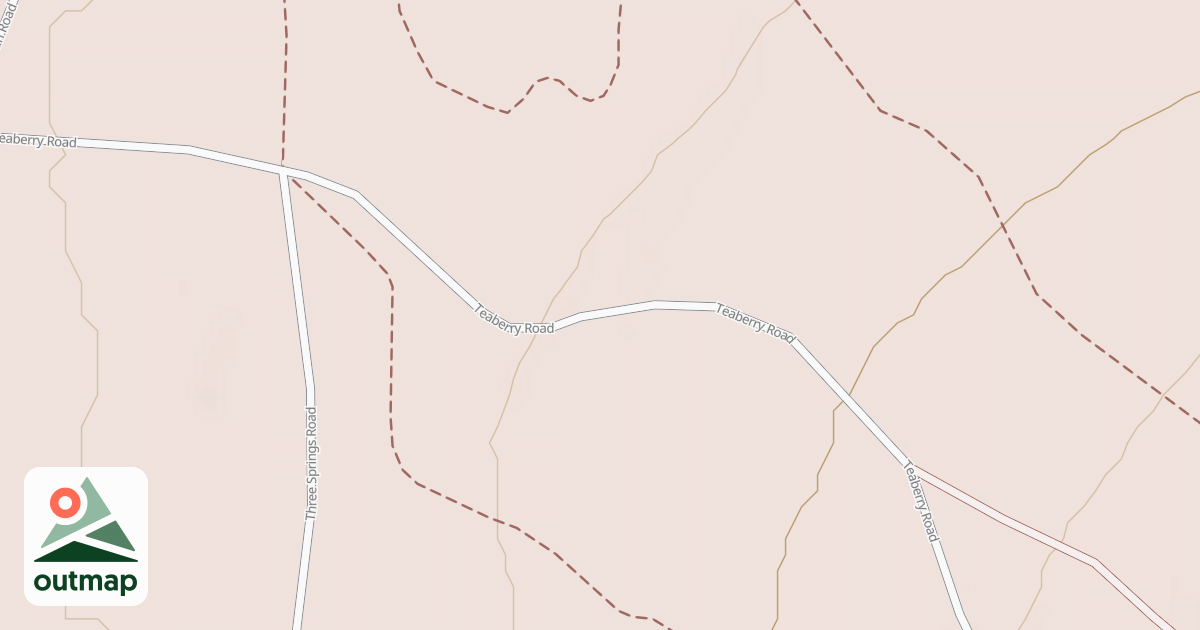 Map of Michaux State Forest – Snowmobile Trail System (Southern)