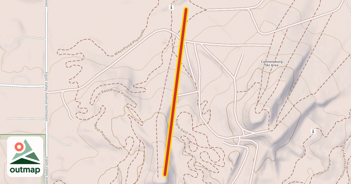 Map of Triple Chair