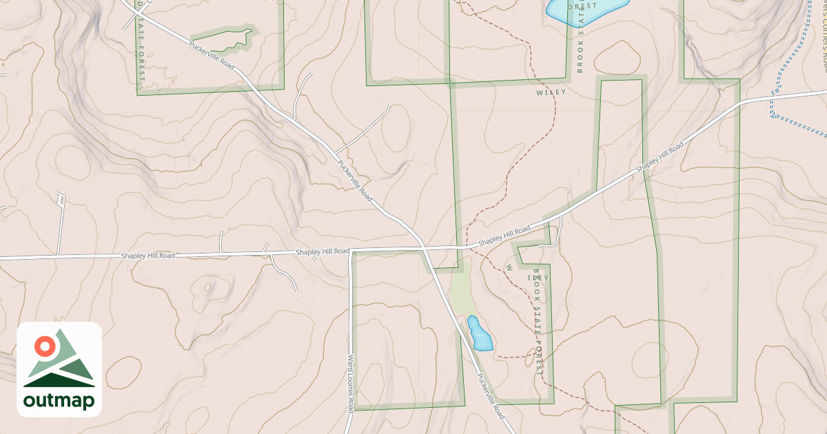 Map of Snowmobile Trail