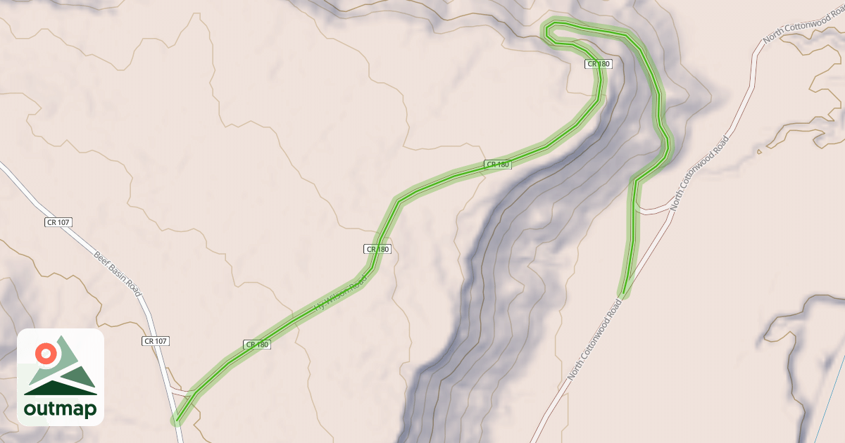 Map of Hy Wilson Road
