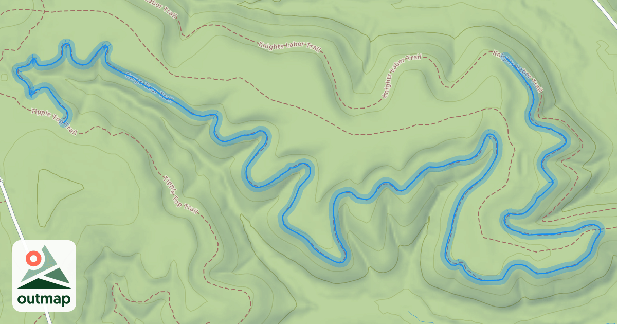 Map of Corps Tour Trail