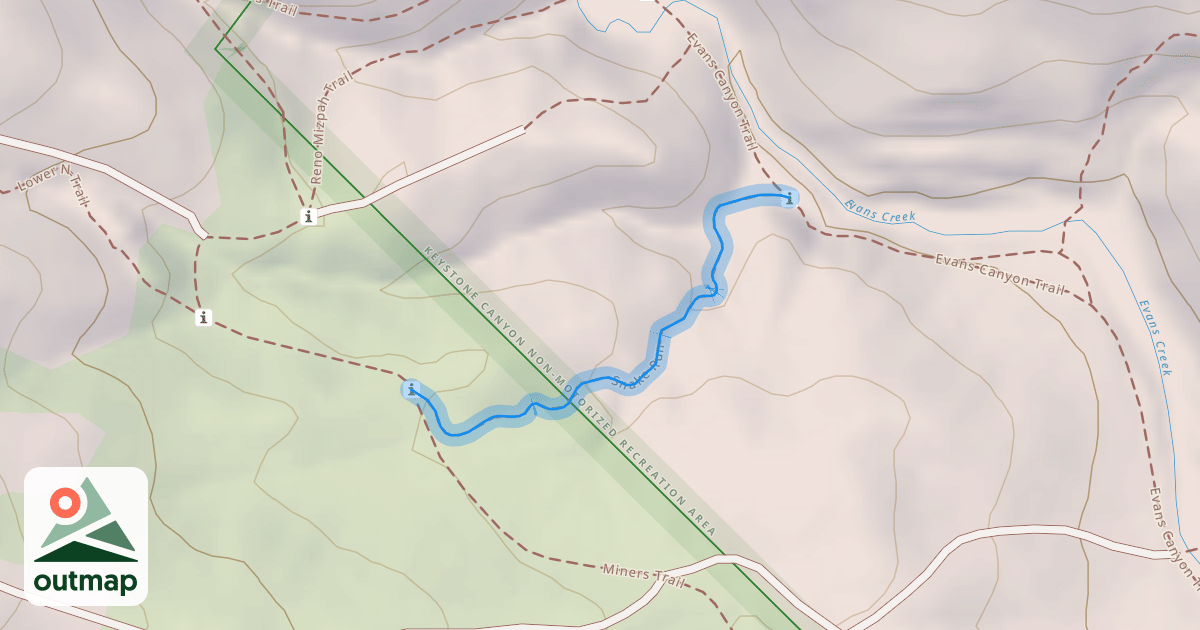 Map of Snake Run