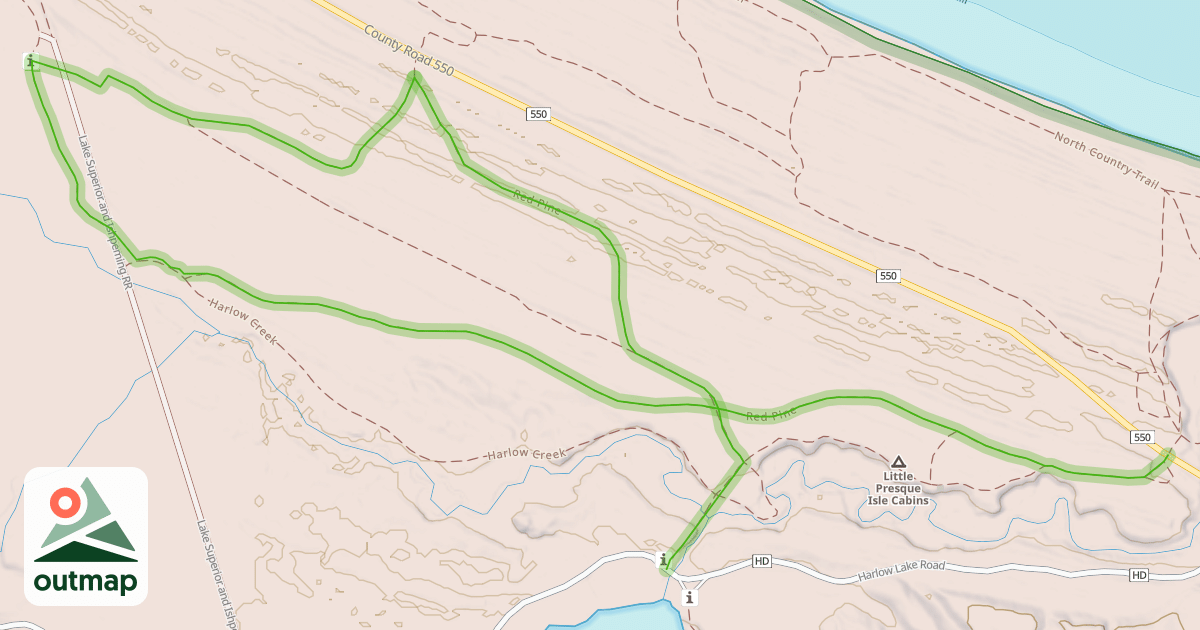 Map of Red Pine