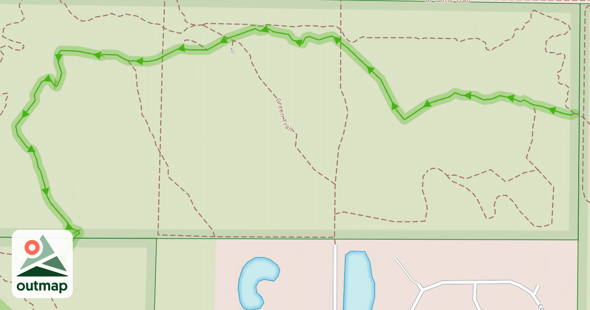Map of Yellow Trail East