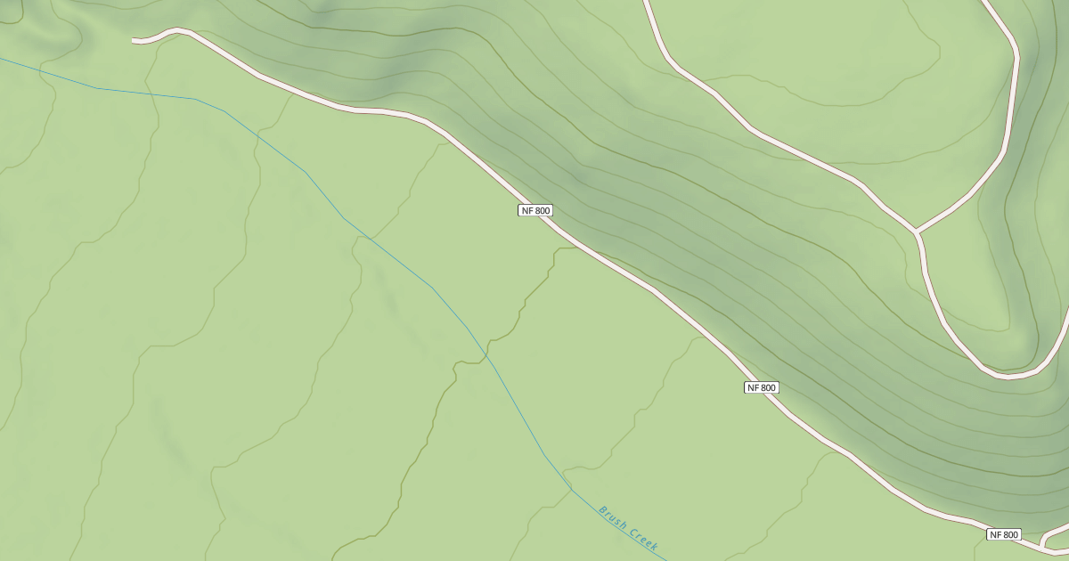 Map preview of USFS Motor Vehicle Use Map Roads {032E4C23-39D7-4567-B3BD-B0C8B930A88C}