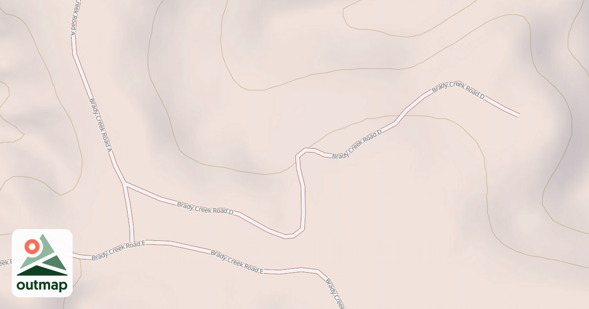 Map of BRADY CREEK D