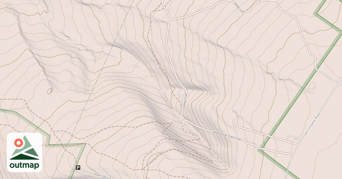 Map of Rager Mountain Division Snowmobile Trails
