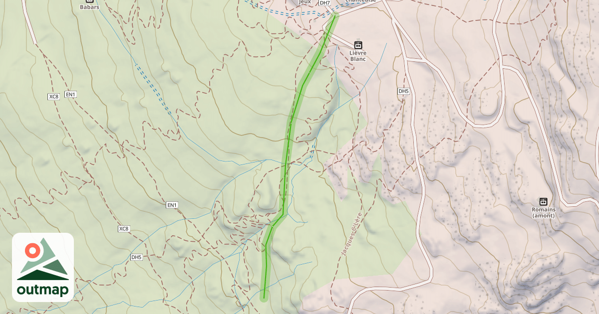 Map of Chez Roger
