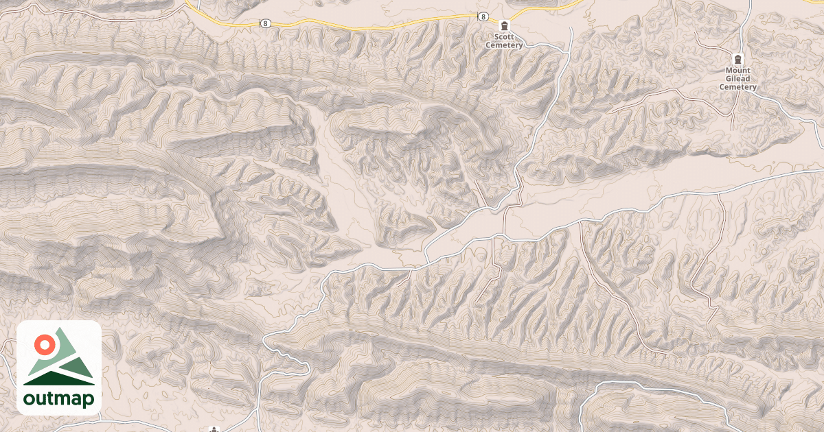 Map of POLK CREEK
