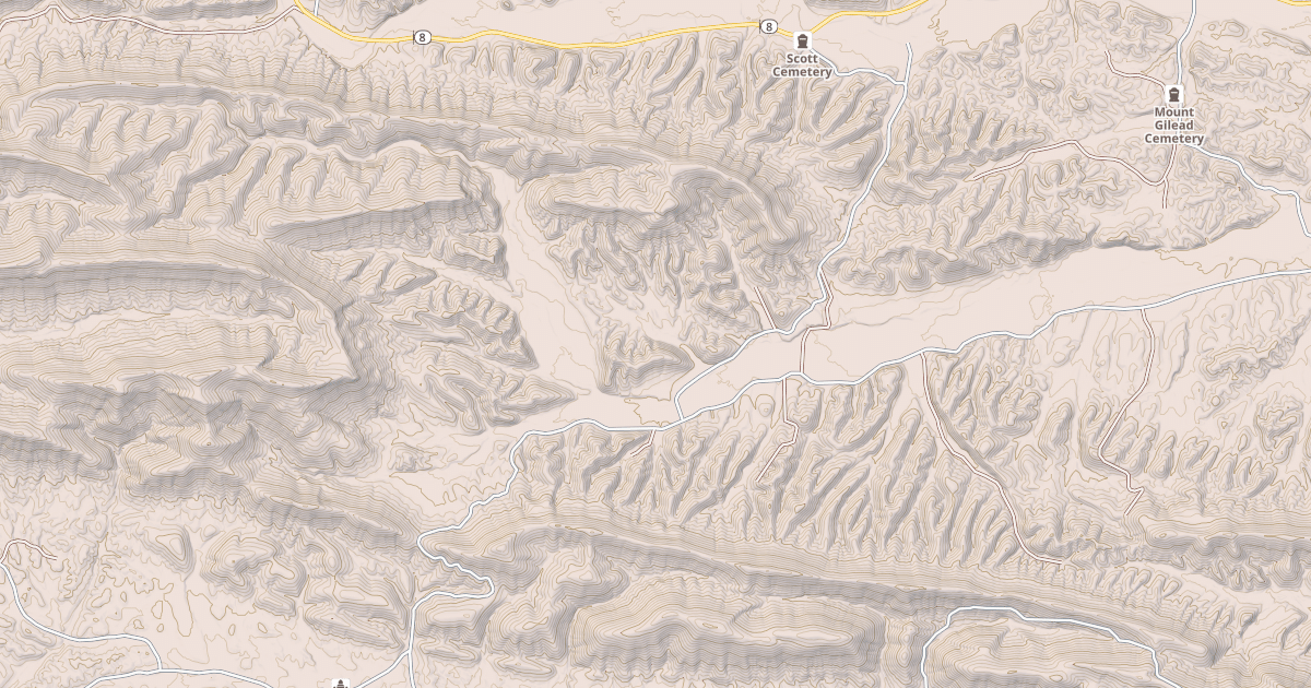 Map preview of POLK CREEK