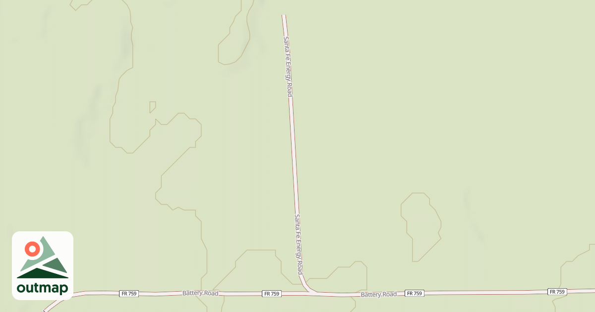 Map of SANTA FE ENERGY