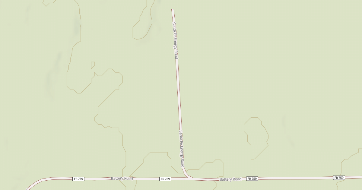 Map preview of SANTA FE ENERGY