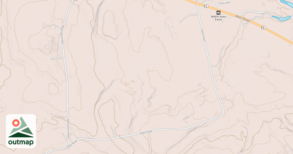Map of Gales Rd