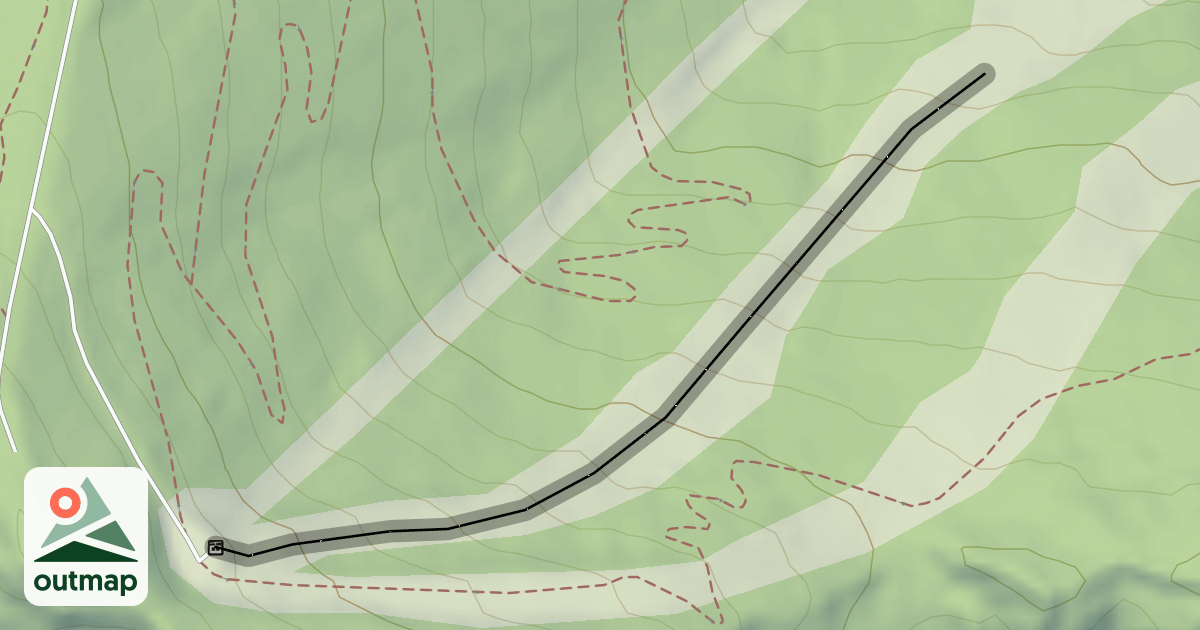 Map of Upper Diamond Jim