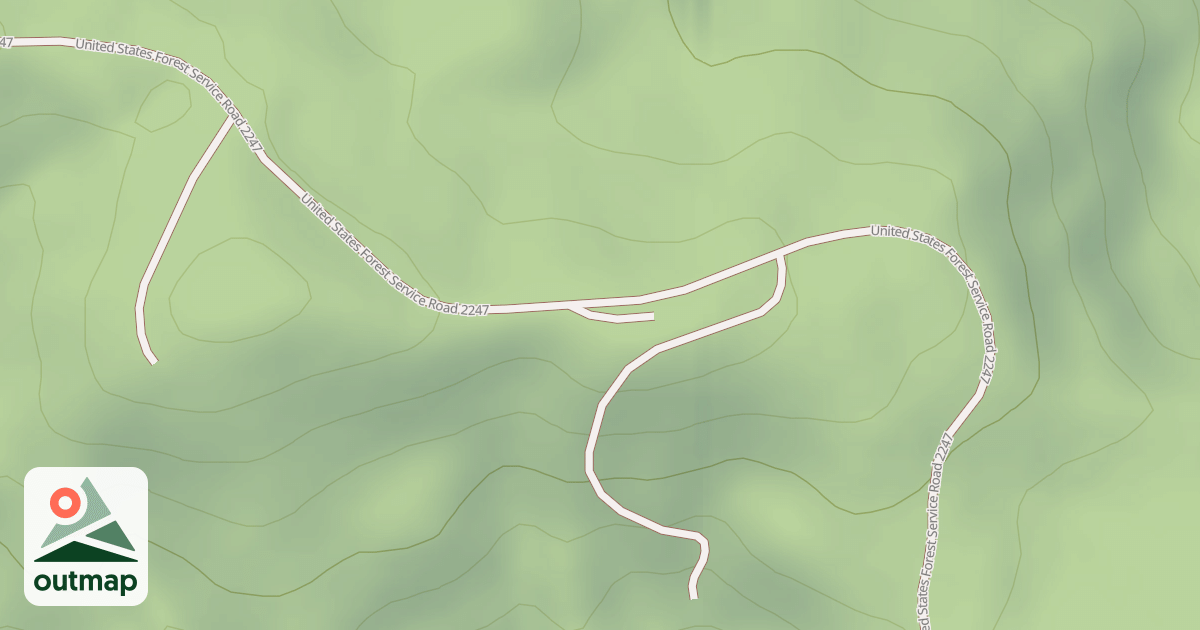 Map of USFS National Forest System Roads {81B340CB-715B-4FF9-BD6D-B97968DA1636}