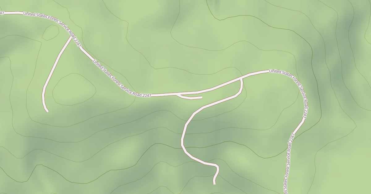 Map preview of USFS National Forest System Roads {81B340CB-715B-4FF9-BD6D-B97968DA1636}