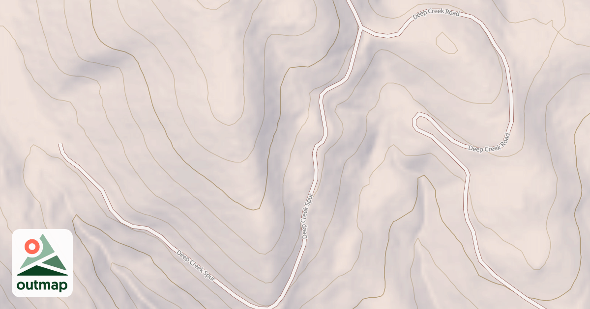 Map of DEEP CREEK