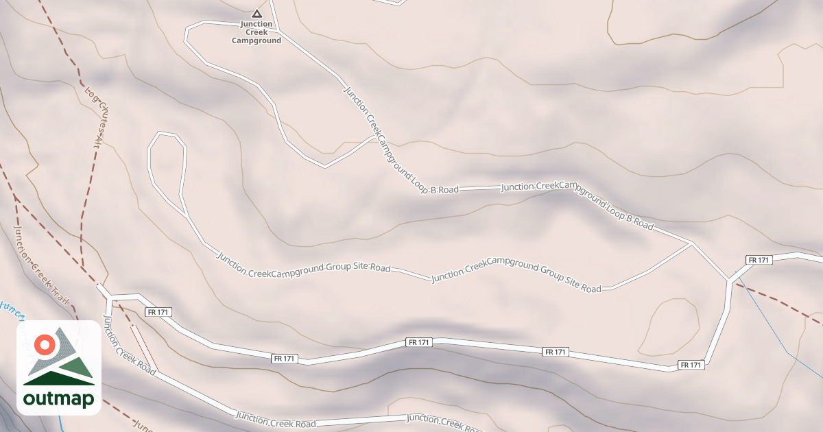 Map of JUNCTION CR CG GROUP SITE