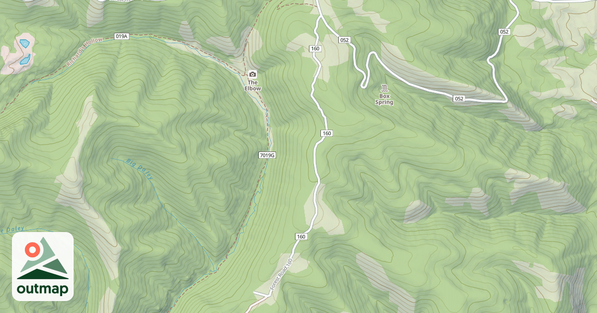 Map of ELBOW RIDGE