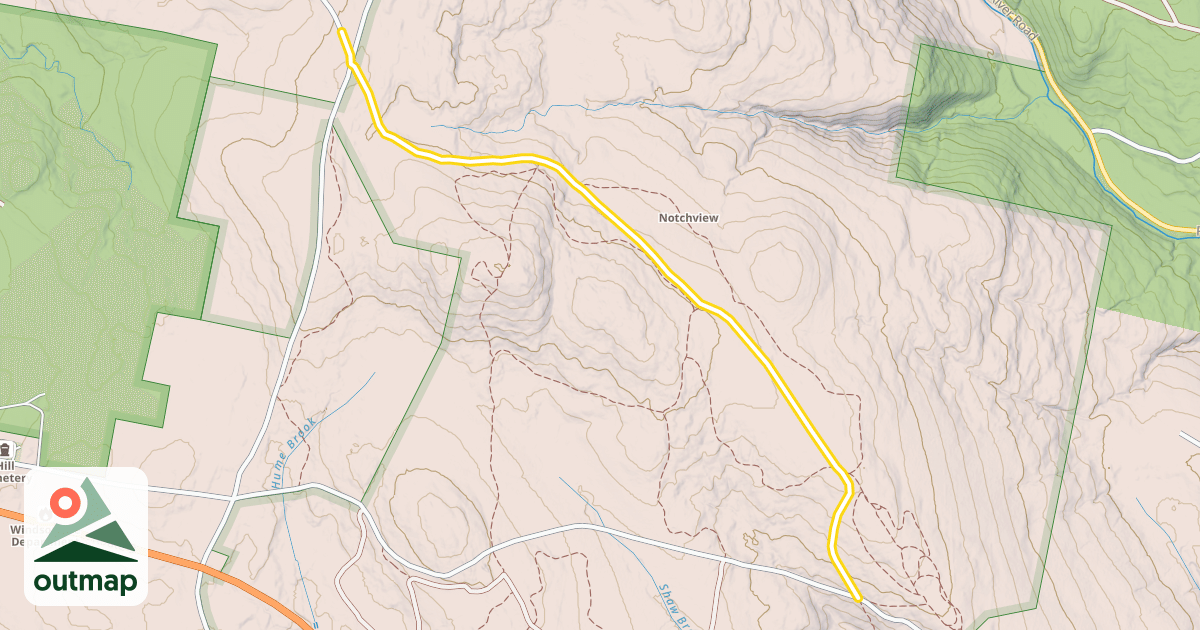 Map of Bates Road