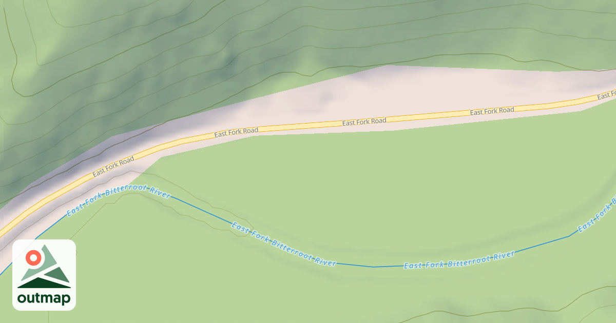 Map of (FDR) EAST FORK NEAR JENNINGS