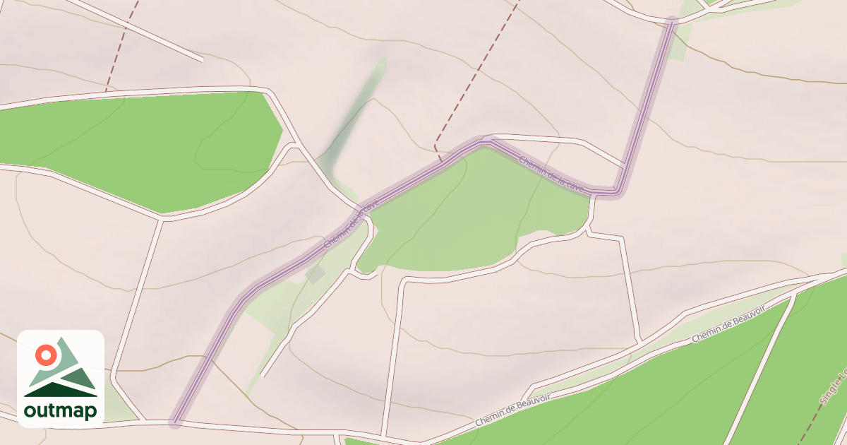 Map of Chemin de la cave