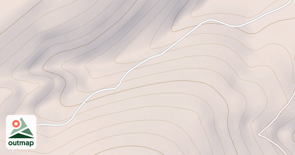 Map of Harrington Peak