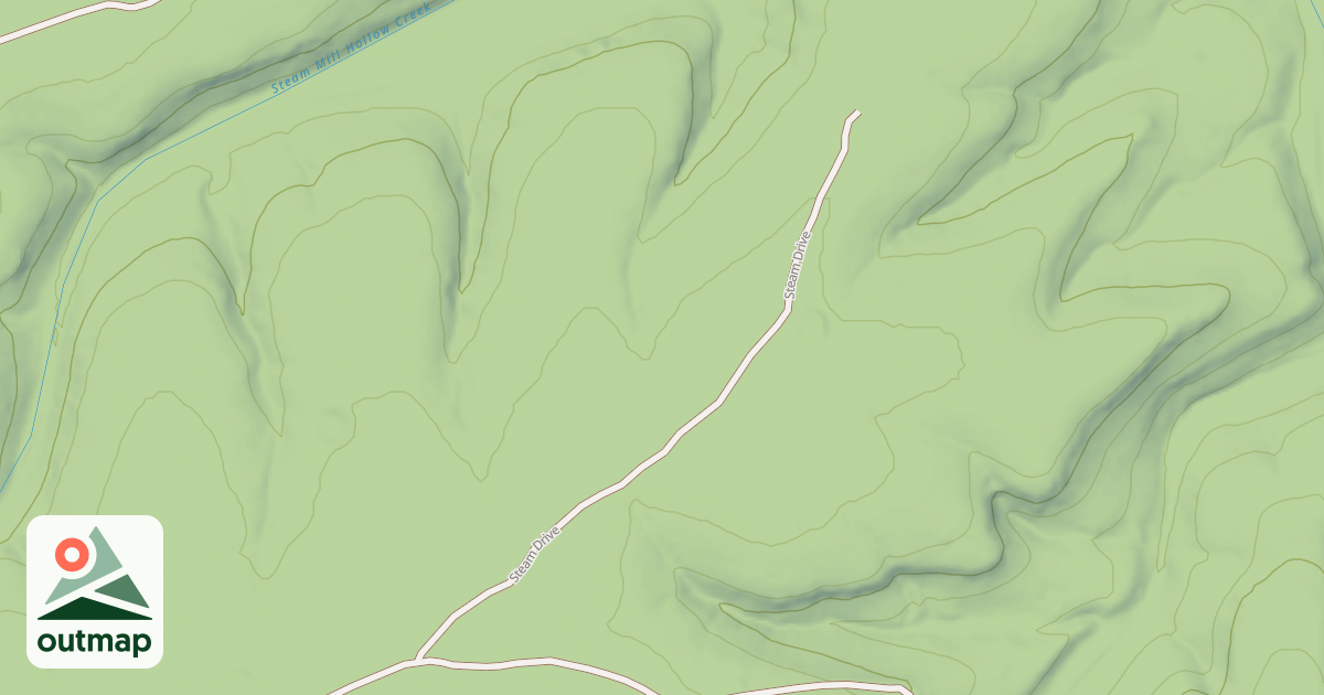 Map of BRIDGES HOLLOW SPUR B