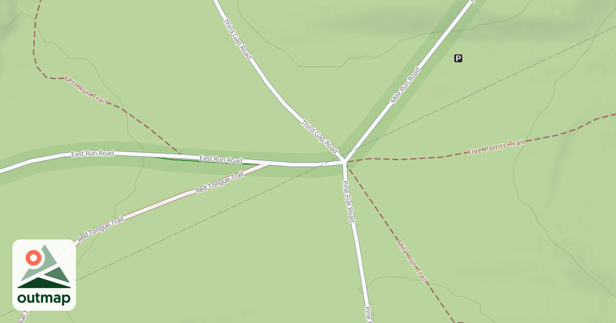 Map of Bald Eagle State Forest Snowmobile Trails