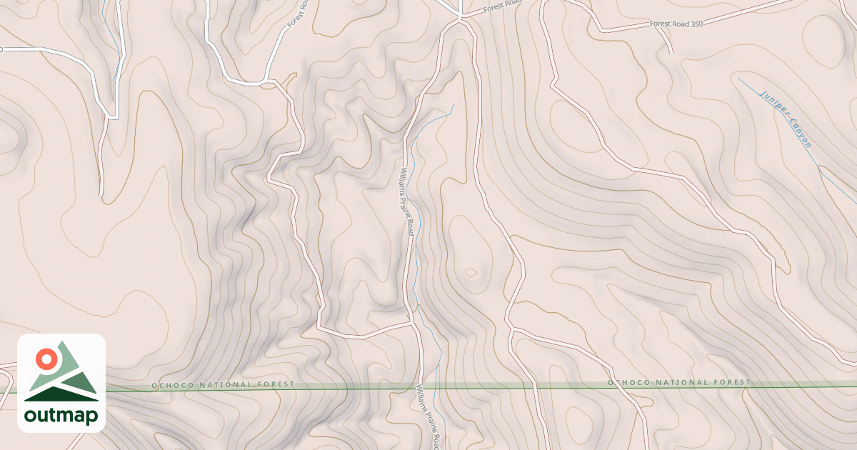 Map of USFS Motor Vehicle Use Map Roads {4B206165-8DA1-4417-A7E5-DFCB8CB9B36C}