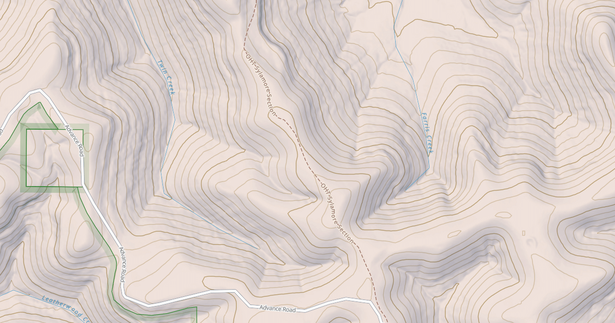 Map preview of USFS Motor Vehicle Use Map Roads {F98D9540-56EF-43B0-9C1B-DD8DD0C89370}